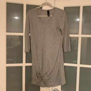 Jersey Knot Front Dress